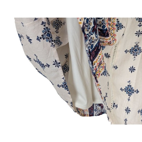 TAYLOR & SAGE sleeveless Bohemian lace comfortable summer dress size L - Picture 6 of 10